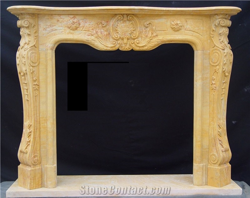 French Type Marble Fireplace Mantel in Good Quality