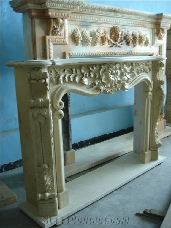 Frenchi Style Fireplace-Rsc081 Marble