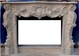 High Quality French Style Fireplace-Rsc092 Marble