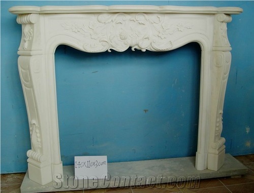 High Quality French Style Marble Fireplace-Rsc045