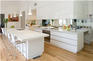 Modern Quartz Stone Kitchen Countertop