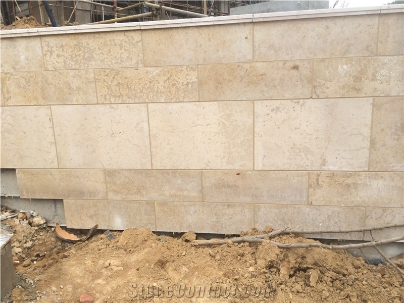 Natural Beige Limestone Tiles with Competitive Price