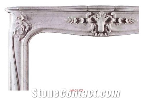 White French Style Fireplace-Rsc088 Marble