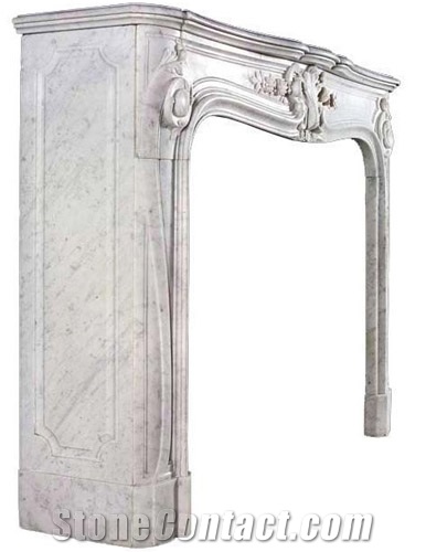 White French Style Fireplace-Rsc088 Marble