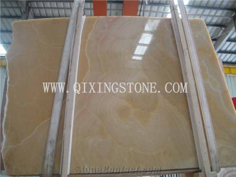 Beautiful Yellow Onyx Tile & Slab for Kitchen from China