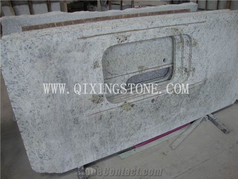 Chinese Cheap White Rose Granite Kitchen Countertop