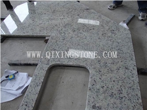 Chinese White Rose Granite Kitchen Countertop for Sale
