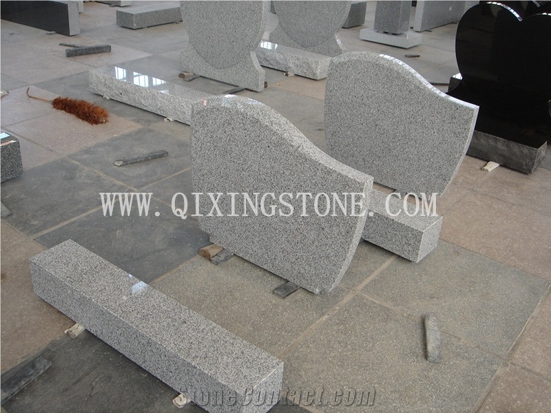 Grey Granite Gravestone Tombstone
