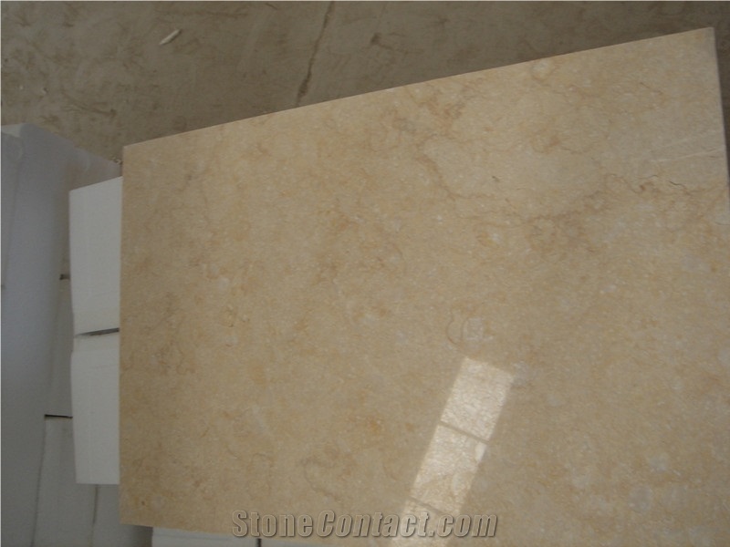 High Quality Interior Tile Polished Sunny Beige Marble Tile & Slab