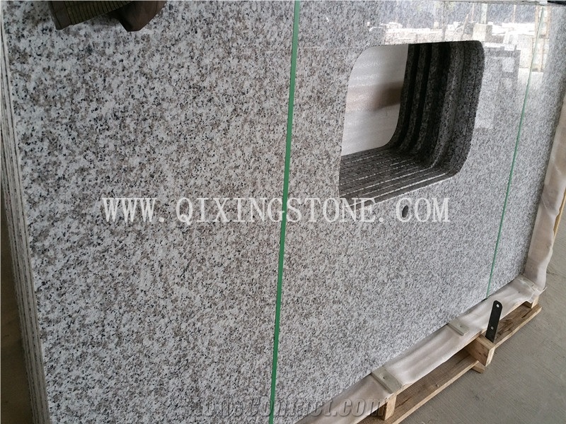 Polished G439 Grey Granite Kitchen Countertop