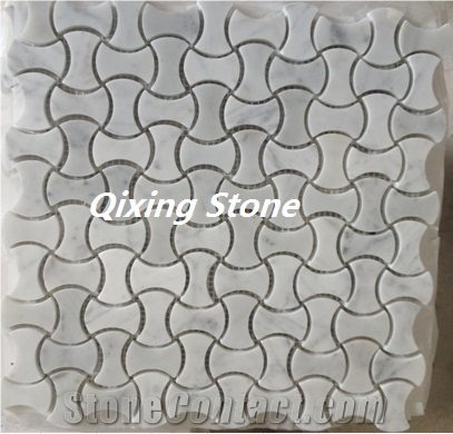Top Quality Statuary White Mosaic Pattern