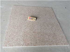600*600 Yellow Pink Granite G682 Flooring Tiles, Rusty Yellow Flamed Surface Tiles