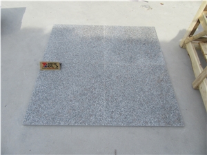 China Cheapest G383 Pearl Flower Grey Granite Flamed Floor Tiles