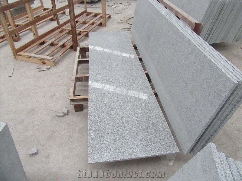 China No Rust New G603 Granite Slab Polished, Chinese Light Grey Bianco Cystal Tile, Sesame White Stone, Chinese Silver Granite