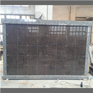 All Granite Double Sided 80 Niches Cremation Columbarium