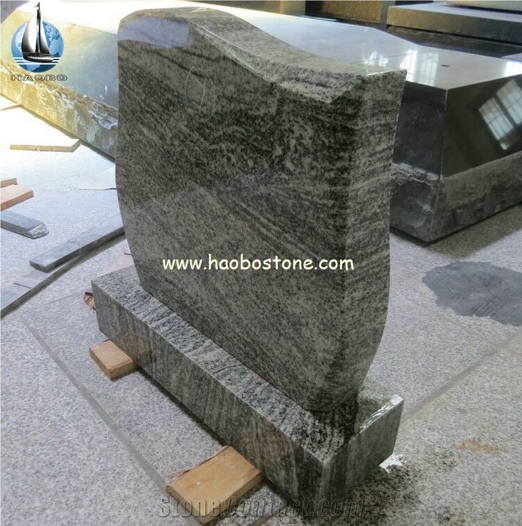 Kuppam Green Granite Upright Headstones