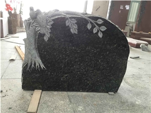 Upright Granite Tree Shaped Tombstone