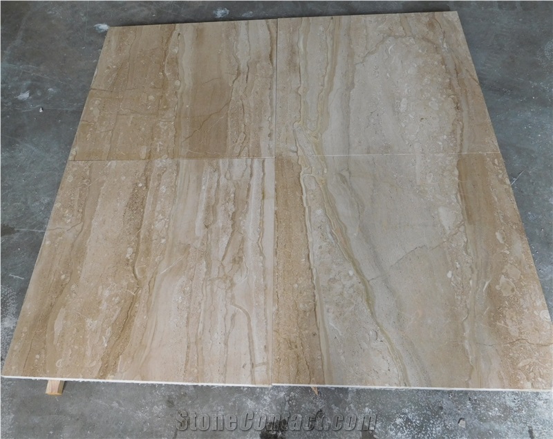 Breccia Sarda Straight Veins Marble Tiles & Slabs, Beige Polished Marble Floor Covering Tiles, Walling Tiles