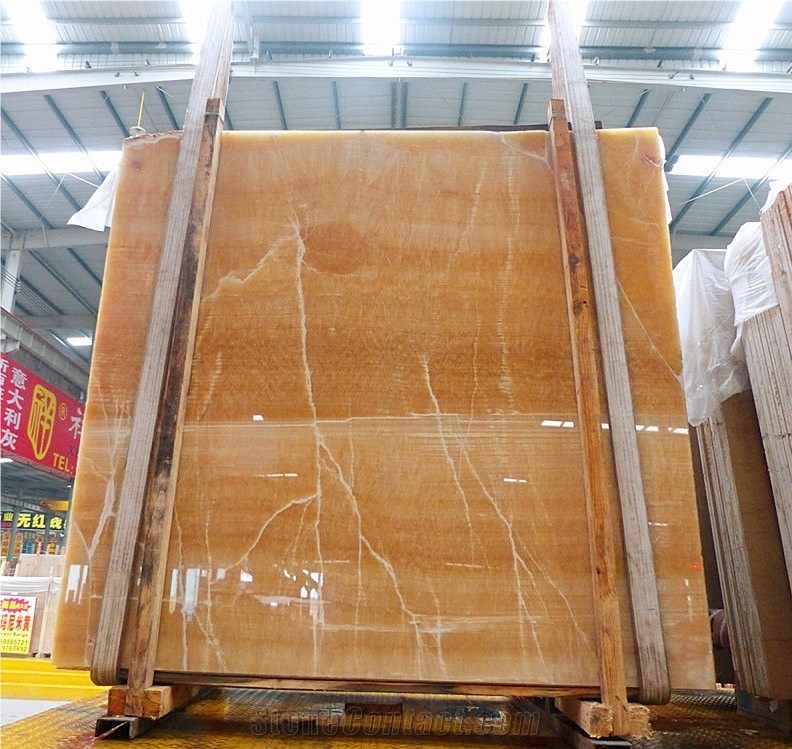 Honey Onyx Slabs/Tile, Exterior-Interior Wall, Floor Covering, Wall Capping, New Product, Clear Cut, Bright Veins, Elegant Luster, Natural Texture Best Price,Cbrl,Export. Quarry Owner