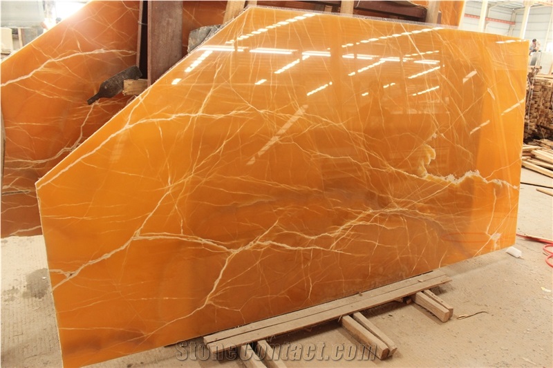 New Production Agate Onyx a Grade Onyx Yellow Onyx for Table Background Transparent Flooring