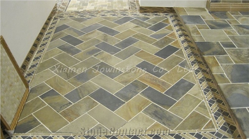 Honed Slate/Limestone/Sandstone/Marble Culture Stone for Wall, Flooring,Desk Pattern