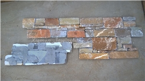 Natural Split Cultured Stone for Wall / Backside Processing/Gluing with Nets.