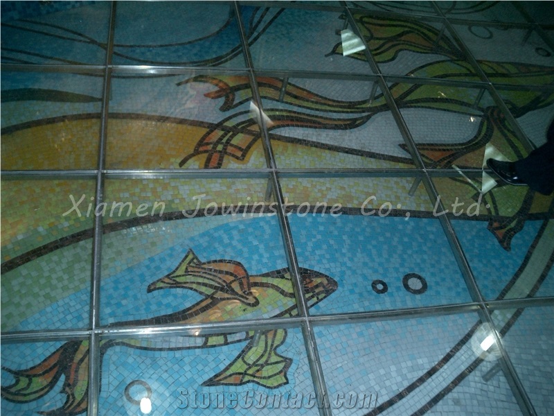 Polished Animal Character Glass Mosaic for Wall,Floor,Etc.