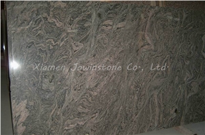 Polished China Juparana/Grey/White Wave Grain Granite for Wall,Floor