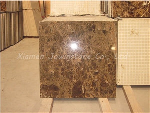 Polished Emperador Dark Marble Composite Panel for Walling,Flooring,Etc.