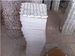 Polished Italian Calacatta Gold Mosaic/ White & Golden Marble Mosaic for Wall, Floor,Etc.