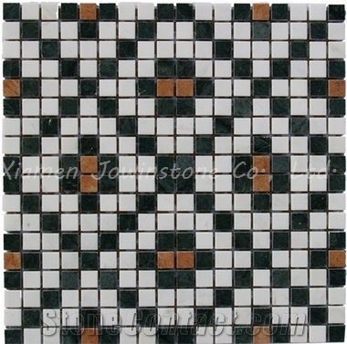 Polished Natural Stone Mosaic for Wall,Flooring,Etc