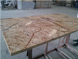 Rainforest Brown Honeycomb Panel Slabs,Tiles for Table,Walling, Flooring,Tops,Desk