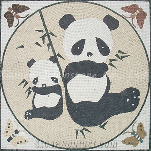 Saw Cut Natural Stone / Glass / Ceramic Round Mosaic Pattern for Floor, Wall,Etc.