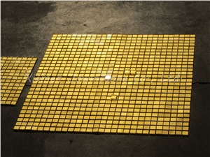 Special Polished Composited Golden & Glass Mosaic for Walling,Flooring,Etc
