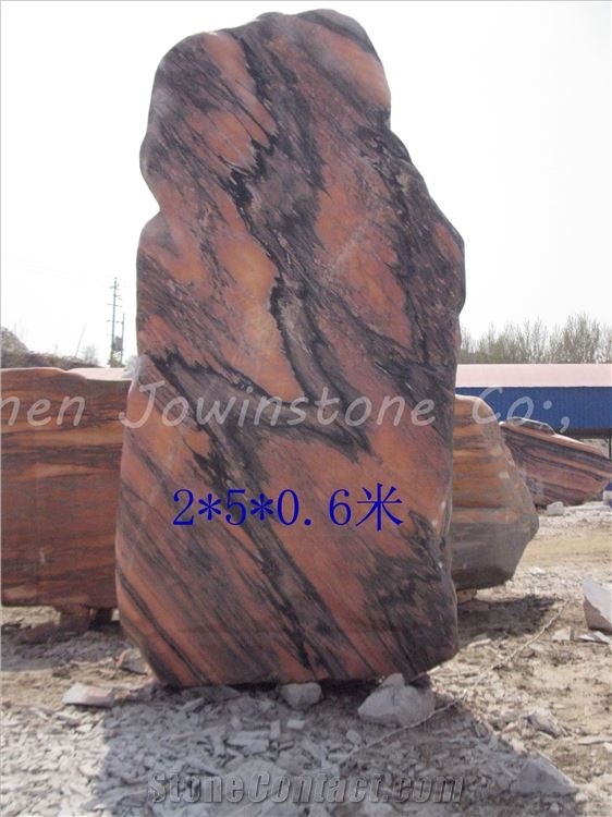 Wanxia Red/Sunset Red Landscaping Stone for Garden