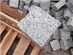 China Grey Granite Cubestone & Cobble Stone,Cobble Stone Tiles,Natural Split Cubestone