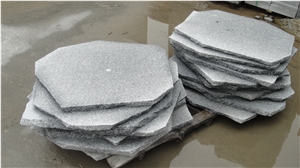 China Grey Granite G603 Crazy Size Tile,Grey Irregular Flagstones,Flagstone Road Paving