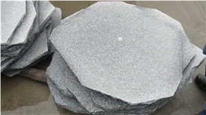 China Grey Granite G603 Crazy Size Tile,Grey Irregular Flagstones,Flagstone Road Paving