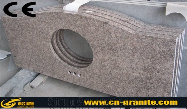 China Red Granite G611 Natural Stone for Bathroom Vanity Tops,Polished Bathroom Countertops