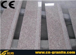 Natural Stone Red Granite G611 Stairs & Steps,Polished China Granite G611 Stair Treads,Thickness 3cm