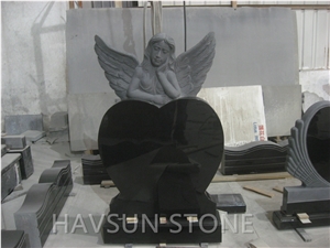 Absolute Black Monuments/Tombstones,Angel with Wings