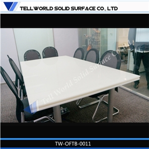 Economic Top Quality Manmade Stone Office Conference Table Top