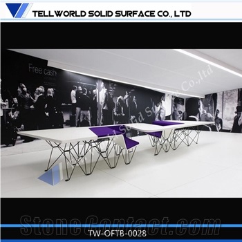 Factory Direct Supply Acrylic Solid Surface Reception Desk