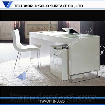 Modern Design White Offfice Table/ Ceo Table