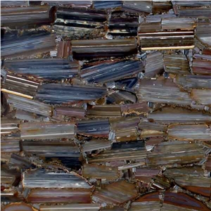 Yellow Banded Agate Semiprecious Stone Tiles & Slabs