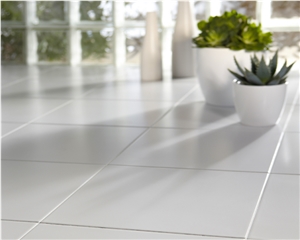 60x60cm White Quartz Stone Tile for Flooring