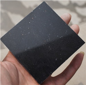 Black Artificial Granite Slab and Tile