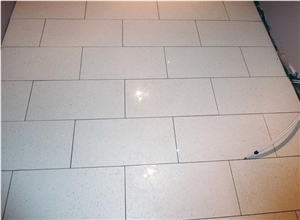 Crystal White Quartz Stone Tile & Slab for Flooring Engineered Stone