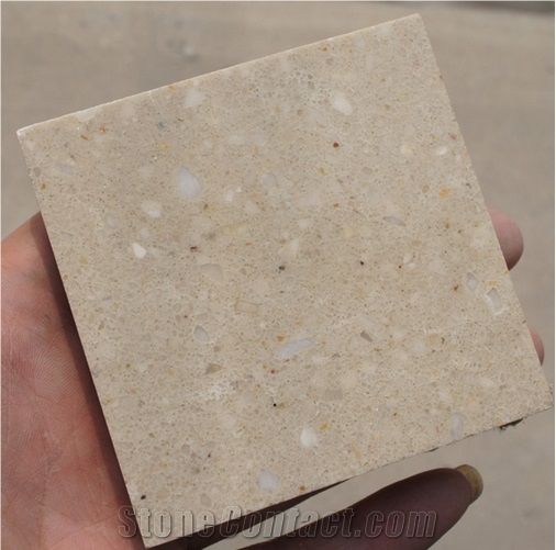 Crystal Yellow Artificial Stone Tile