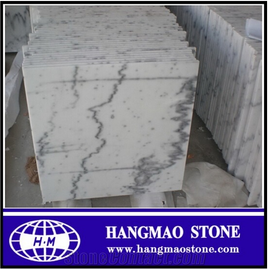 Guangxi White Marble Slabs & Tiles,20x20 White Marble Tile